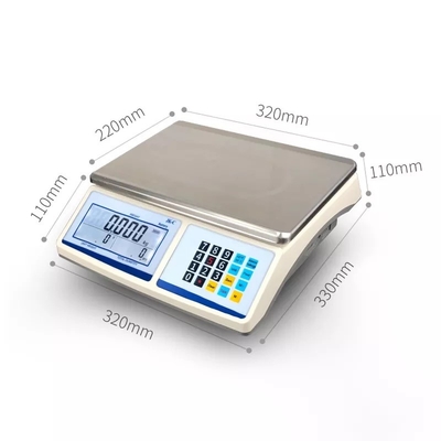 صفحه نمایش LCD ترازوی شمارش دیجیتال ترازوی توزین شمارش صنعتی الکترونیکی